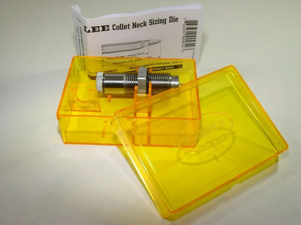 LE Wilson Dies Lee 9mm Die Set Lee Precision Collet 2 Die Neck...