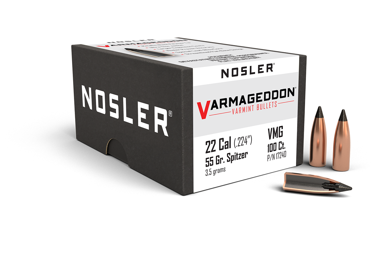 Куршуми Nosler Varmageddon 22 cal .224 55gr