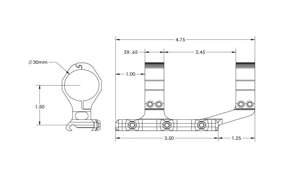 Моноблок Aero Precision Ultralight 30mm