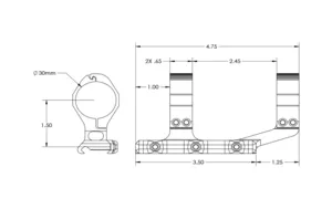 Моноблок Aero Precision Ultralight 30mm