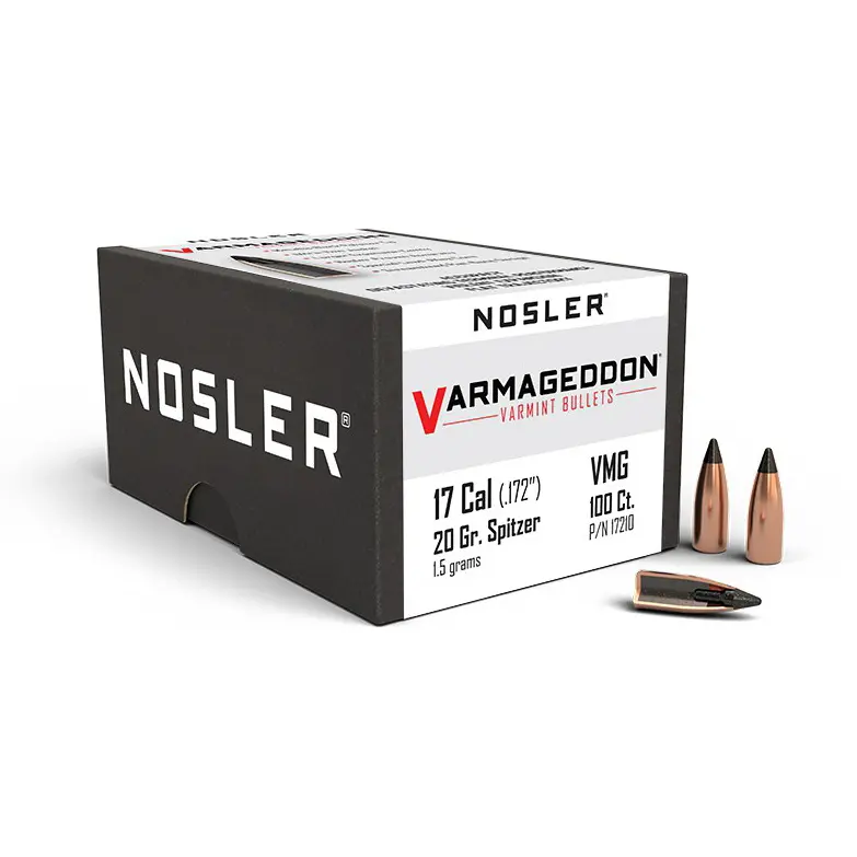 Куршуми Nosler Varmageddon 17 cal 4.5mm 20gr