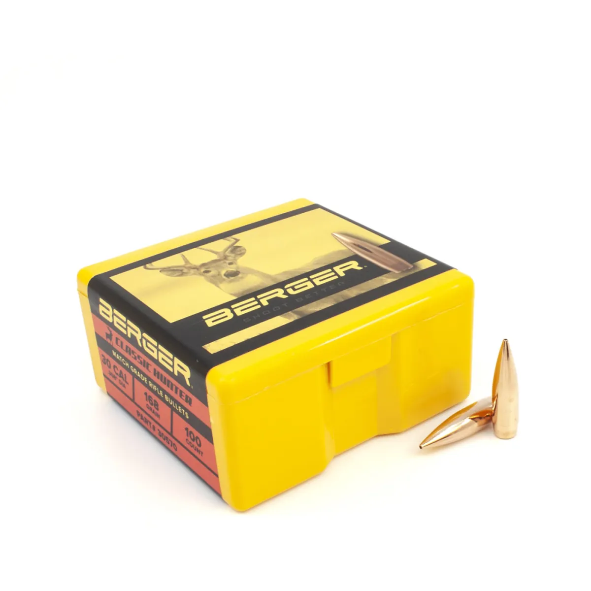 Куршуми Berger .30 cal 168gr Classic Hunter Hybrid