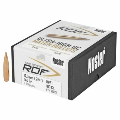 Куршуми Nosler RDF 6.5mm / .264, 140gr - 100 броя